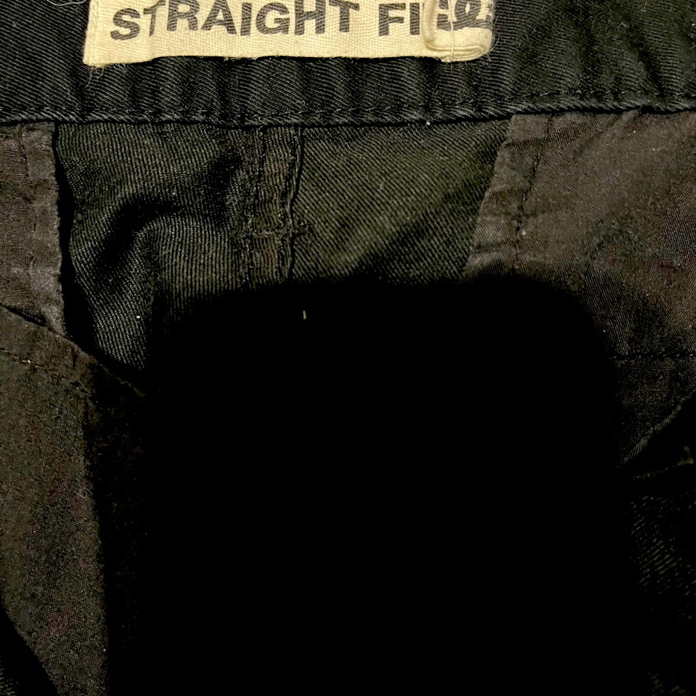 DC brand chino black pants never worn 38/32